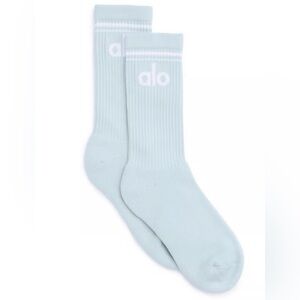 ALO Yoga Powder Blue Crew Socks